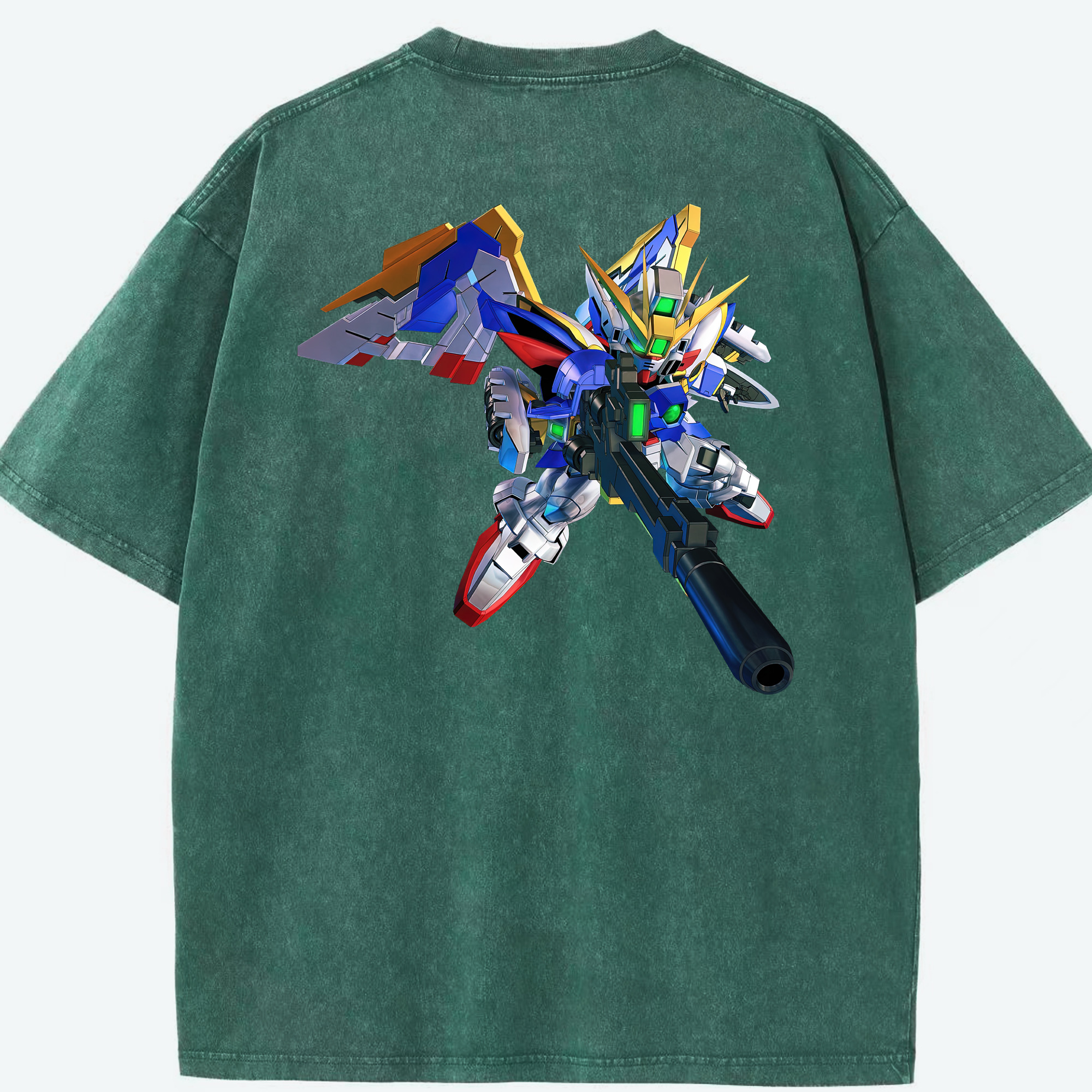 （画像用） 機動戦士ガンダム Mobile Suit Gundam 綿100% ヴィンテージ風 半袖Tシャツ（背面プリント）